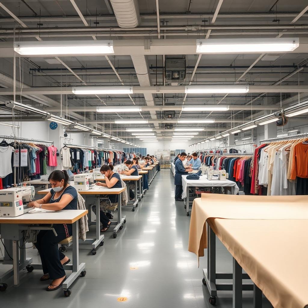 Factory production floor