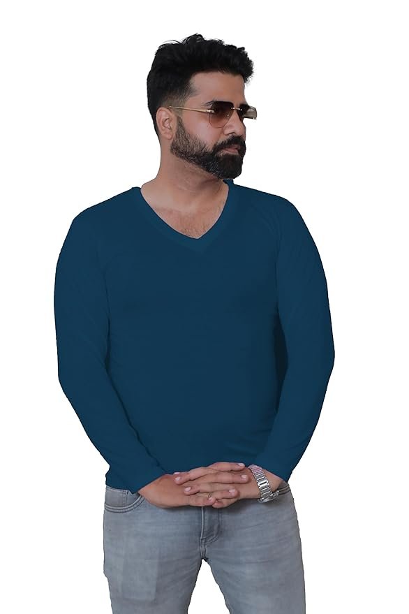 V-Neck Full Sleeve – Teal